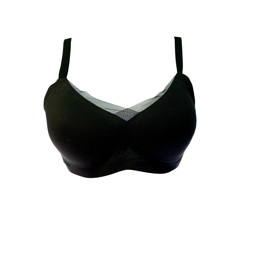Honey Love Liftwear Crossover Bra in Runway - XL- Black